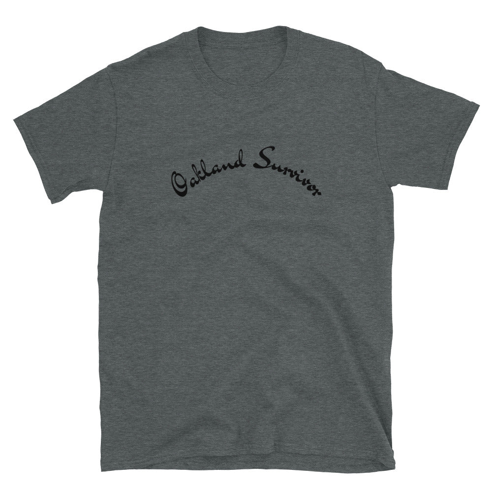 Short-Sleeve Unisex “Oakland Survivor” T-Shirt