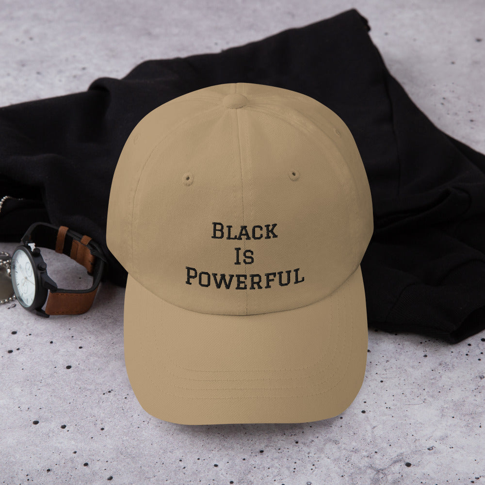 “Black is powerful” Dad hat