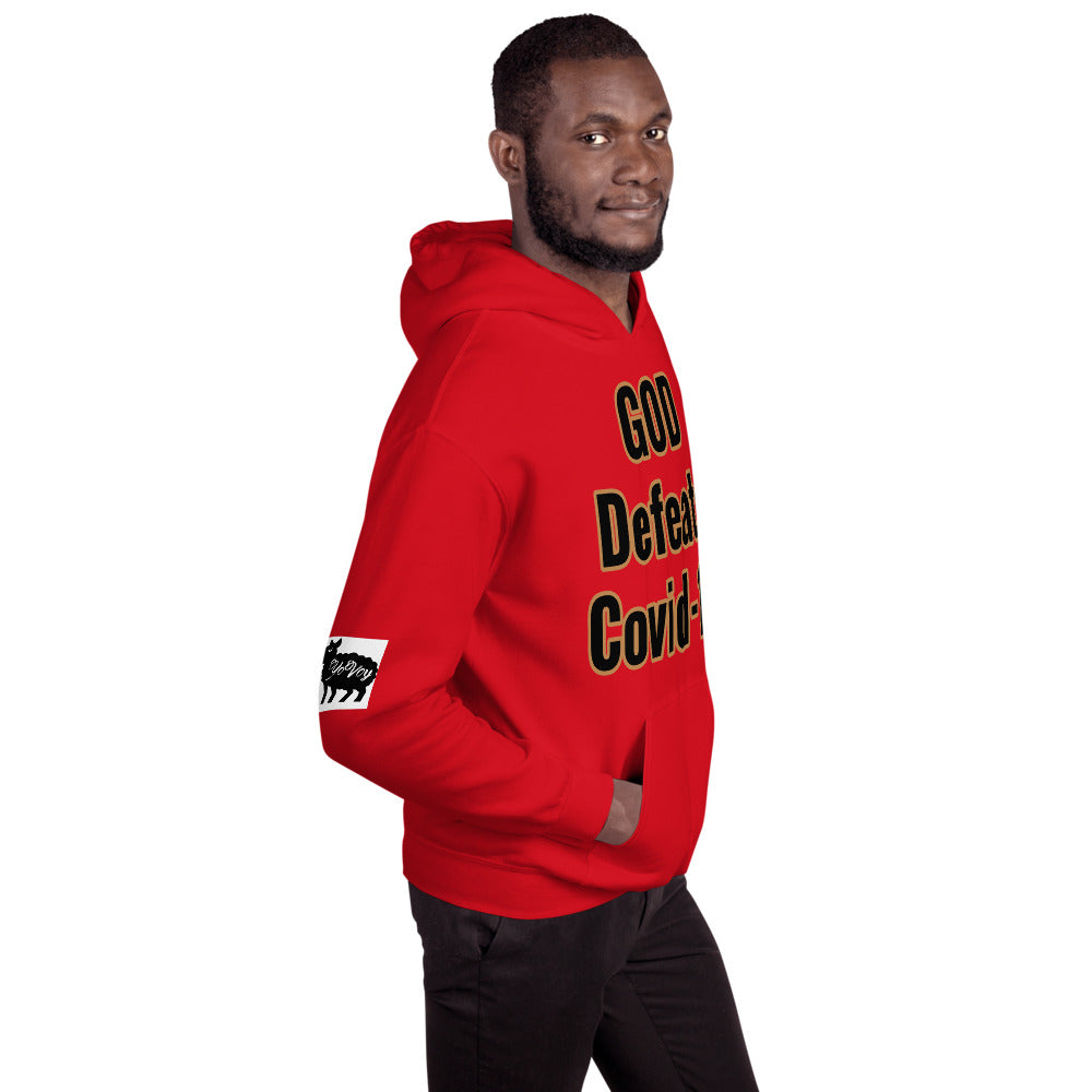 Unisex “GOD Defeats Covid-19”Hoodie
