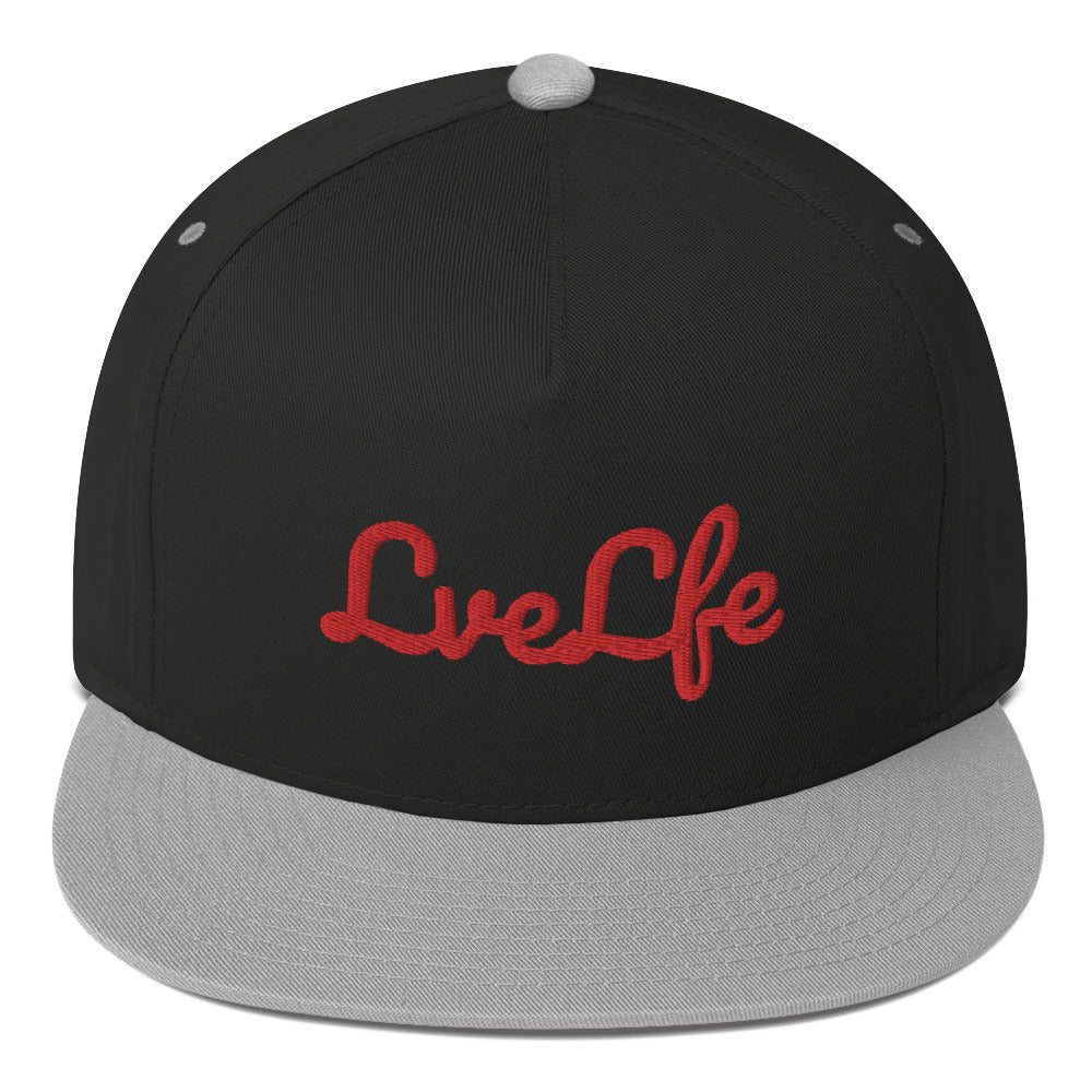 “LveLfe” Flat Bill Cap