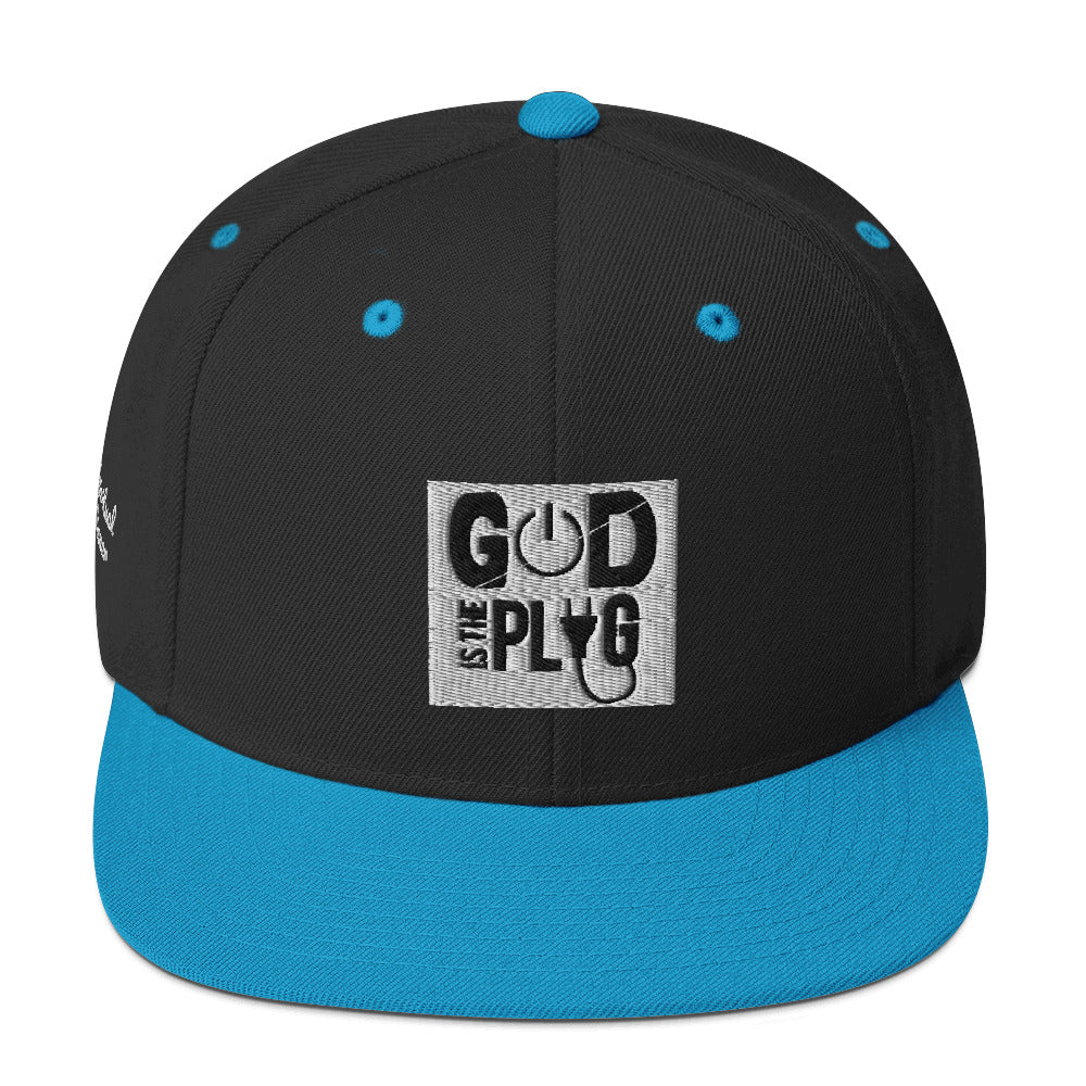 Snapback “God is the Plug” Hat