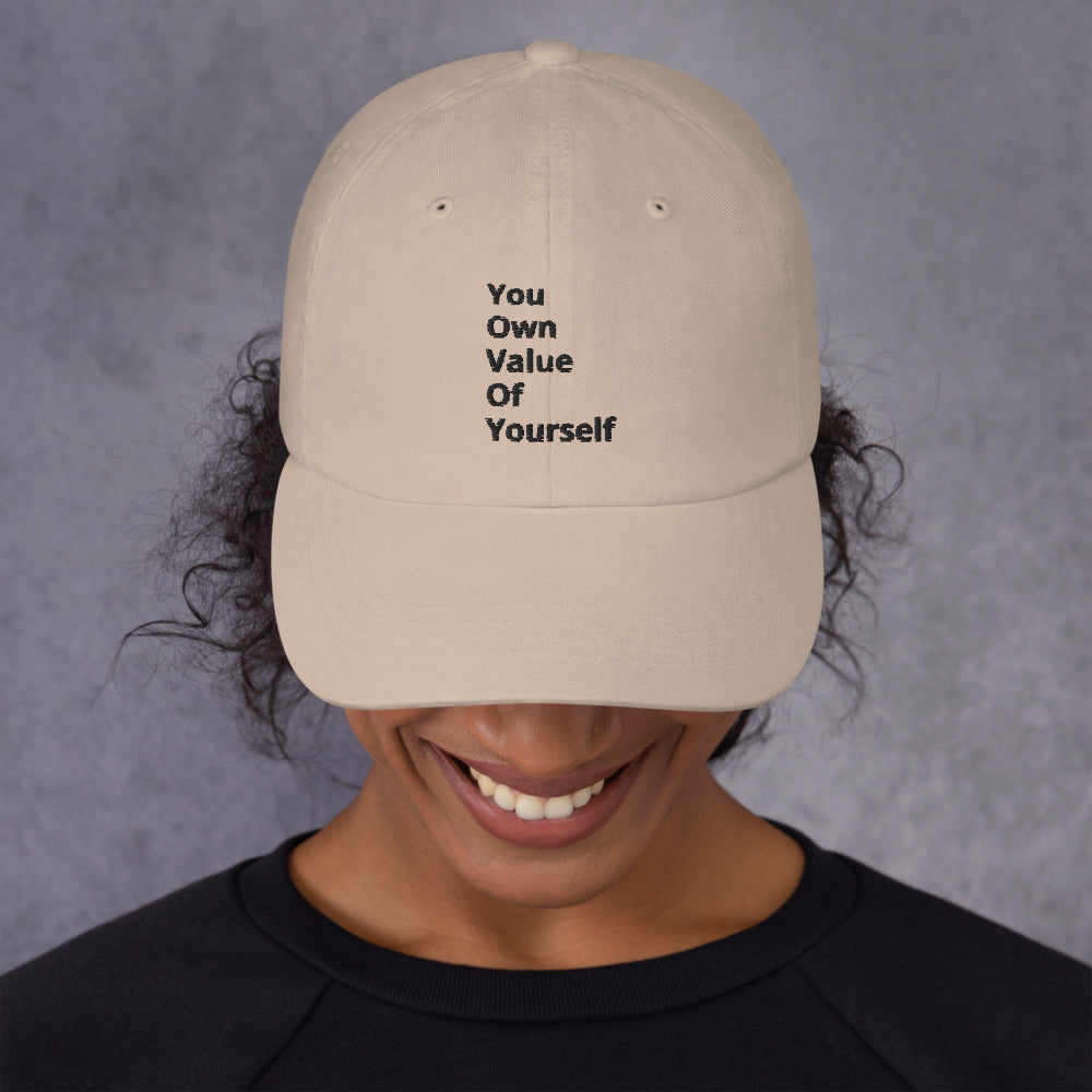“YouOwnValueOfYourself” Mom/Dad hat