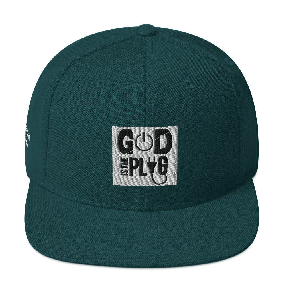 Snapback “God is the Plug” Hat