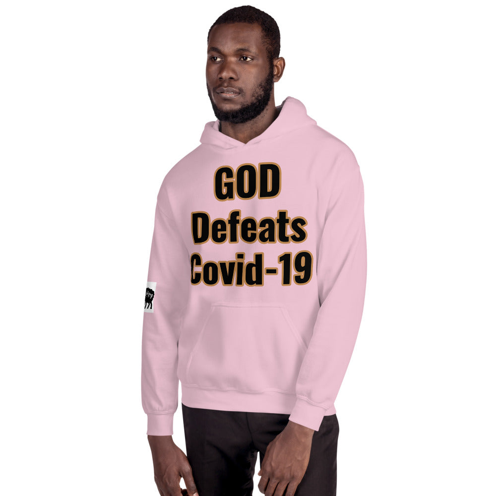 Unisex “GOD Defeats Covid-19”Hoodie