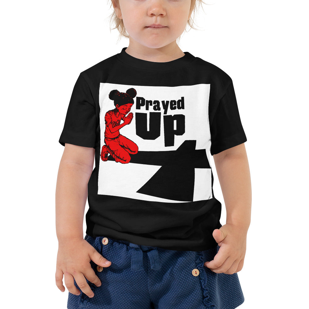 Toddler Short Sleeve “Prayed Up” girl Tee