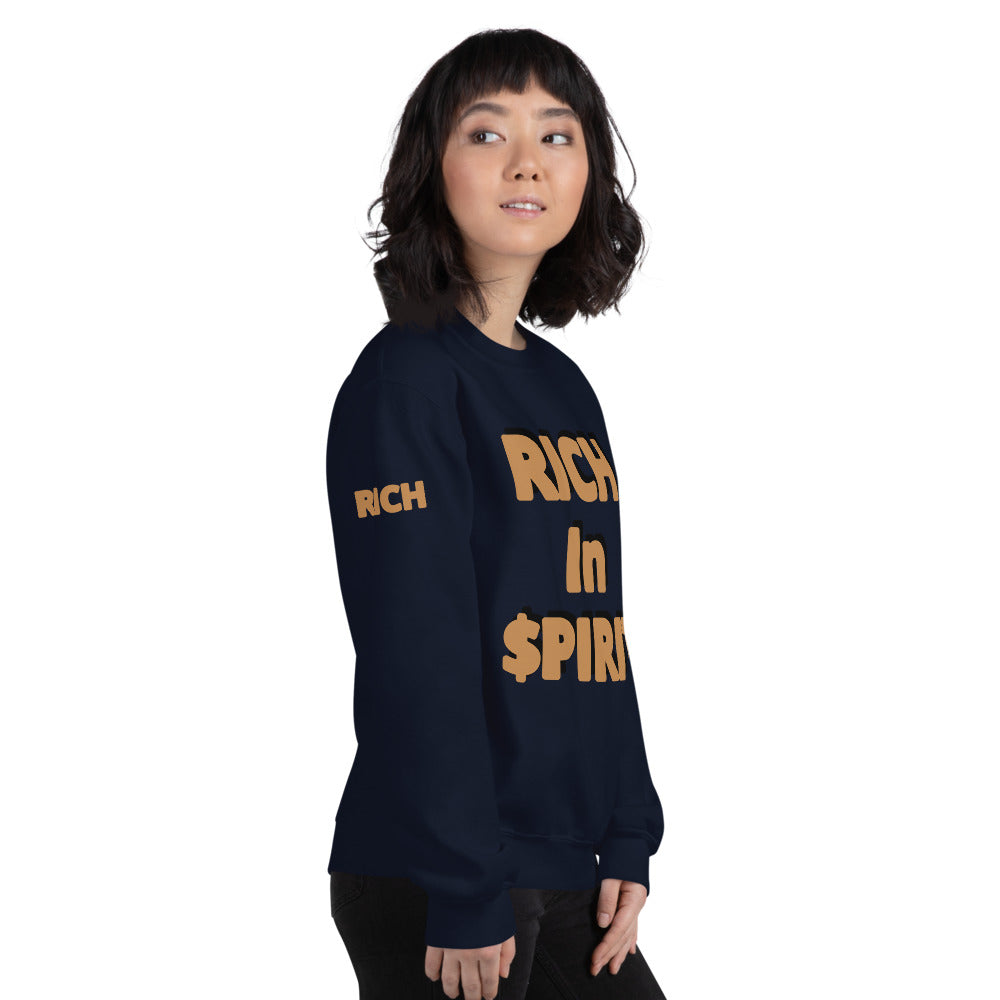 Unisex “Rich in Spirit” Sweatshirt