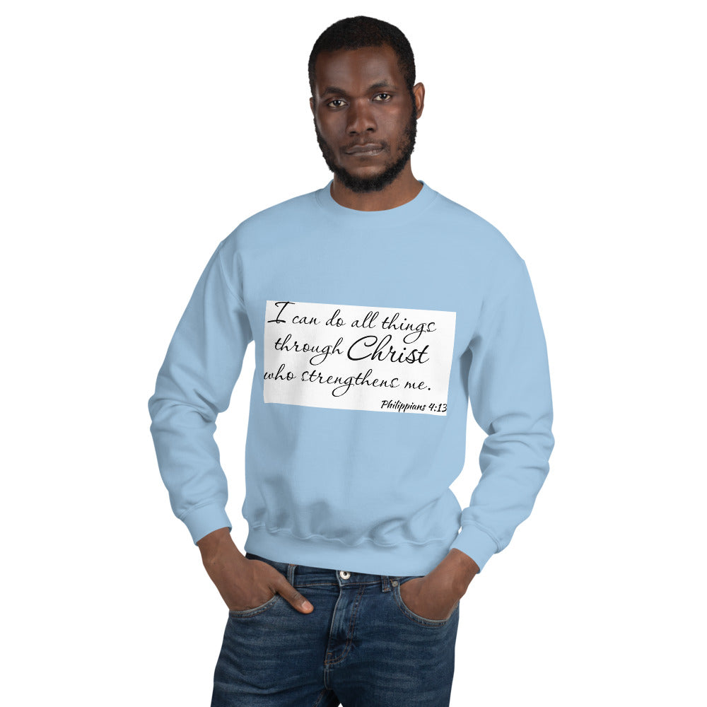 Unisex Prayed UP "All Things"  Sweatshirt
