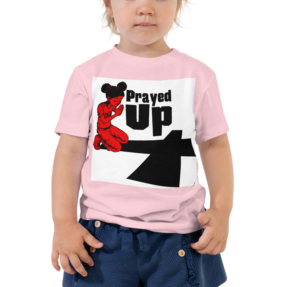 Toddler Short Sleeve “Prayed Up” girl Tee