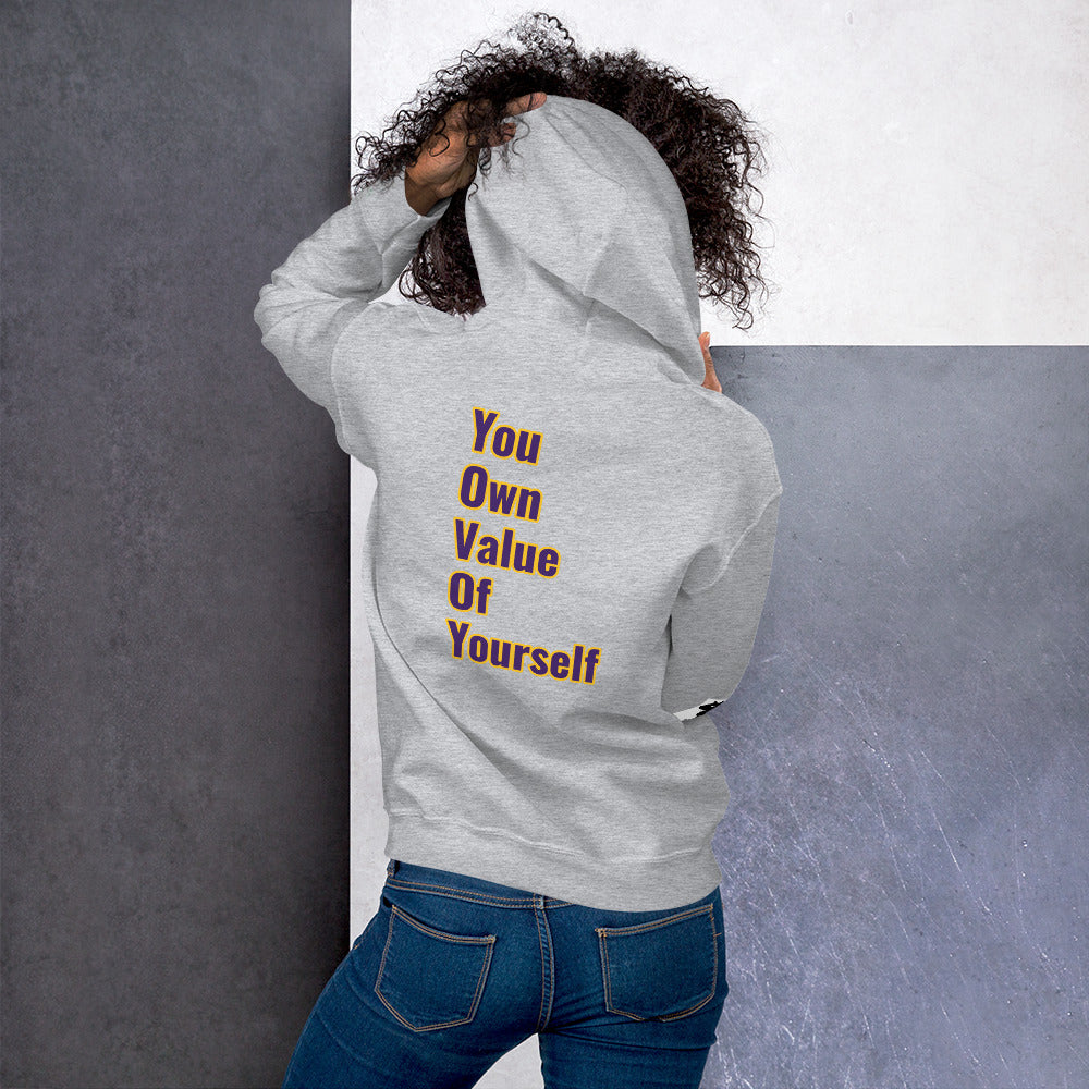Unisex “Black, Awesome, Educated, Sexy”Hoodie