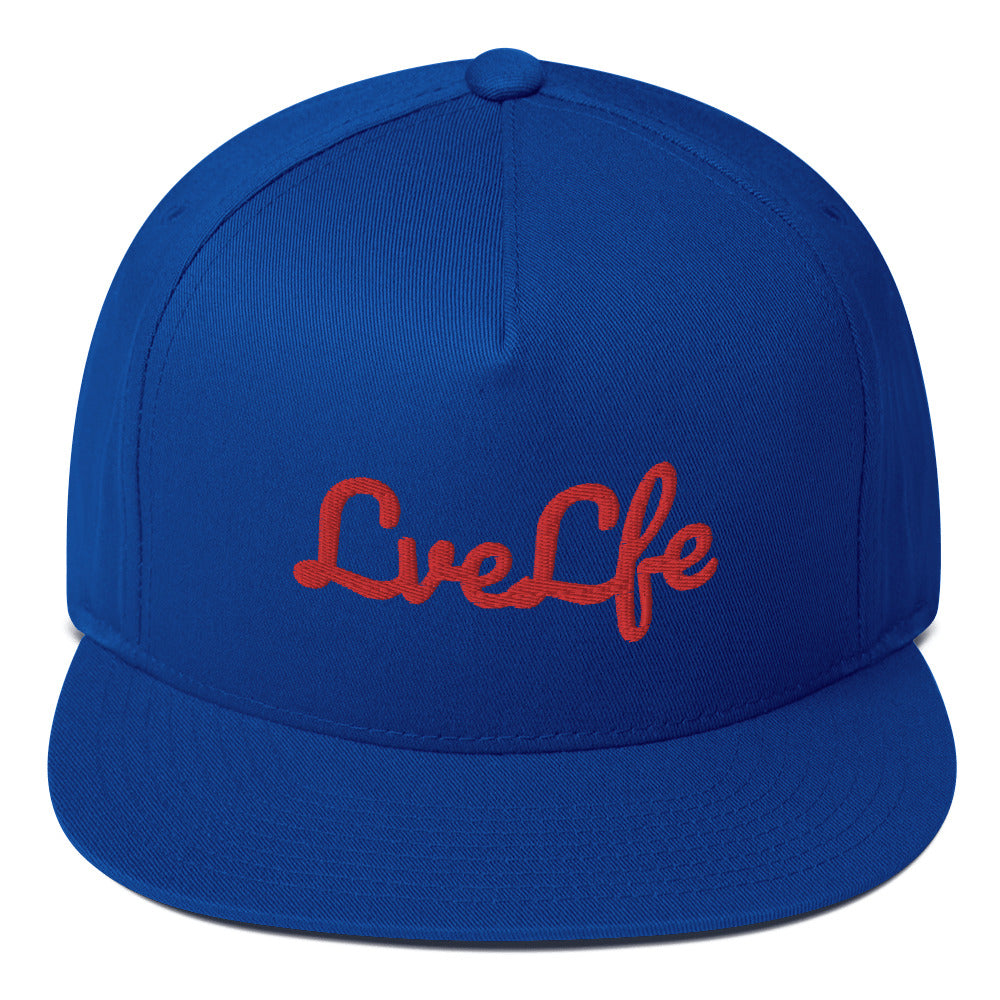 “LveLfe” Flat Bill Cap