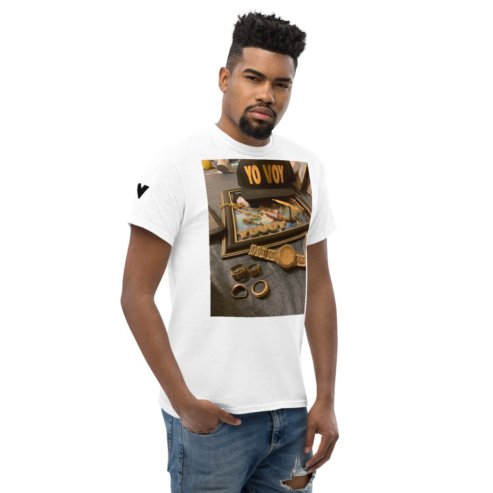 Men's heavyweight “YOVOY” Gold tee