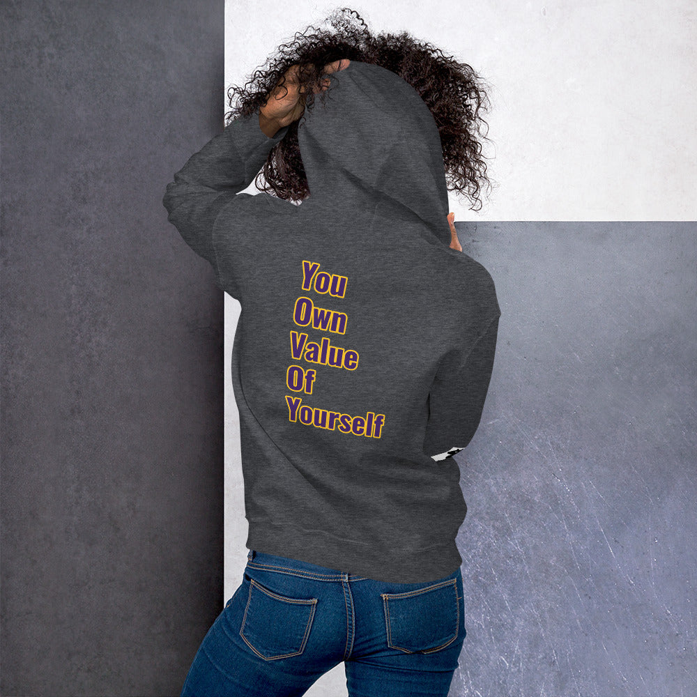 Unisex “Black, Awesome, Educated, Sexy”Hoodie