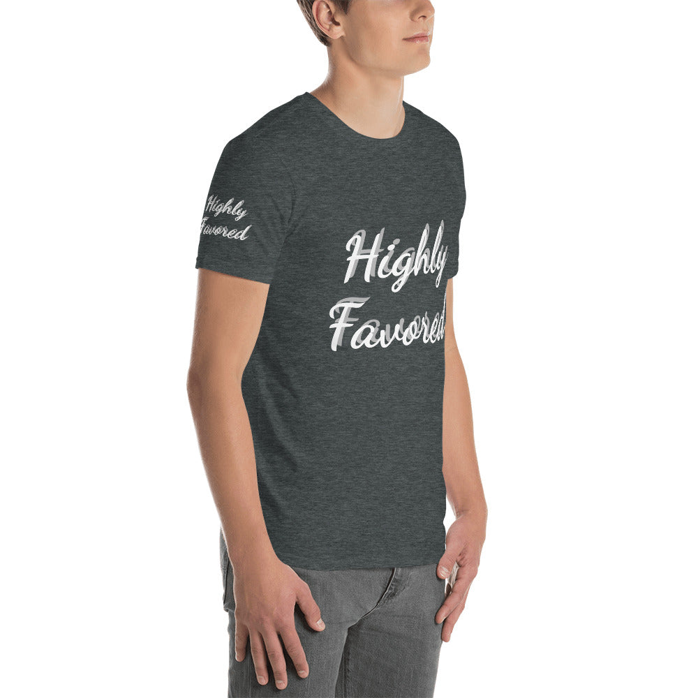 Short-Sleeve Unisex “Highly Favored” T-Shirt
