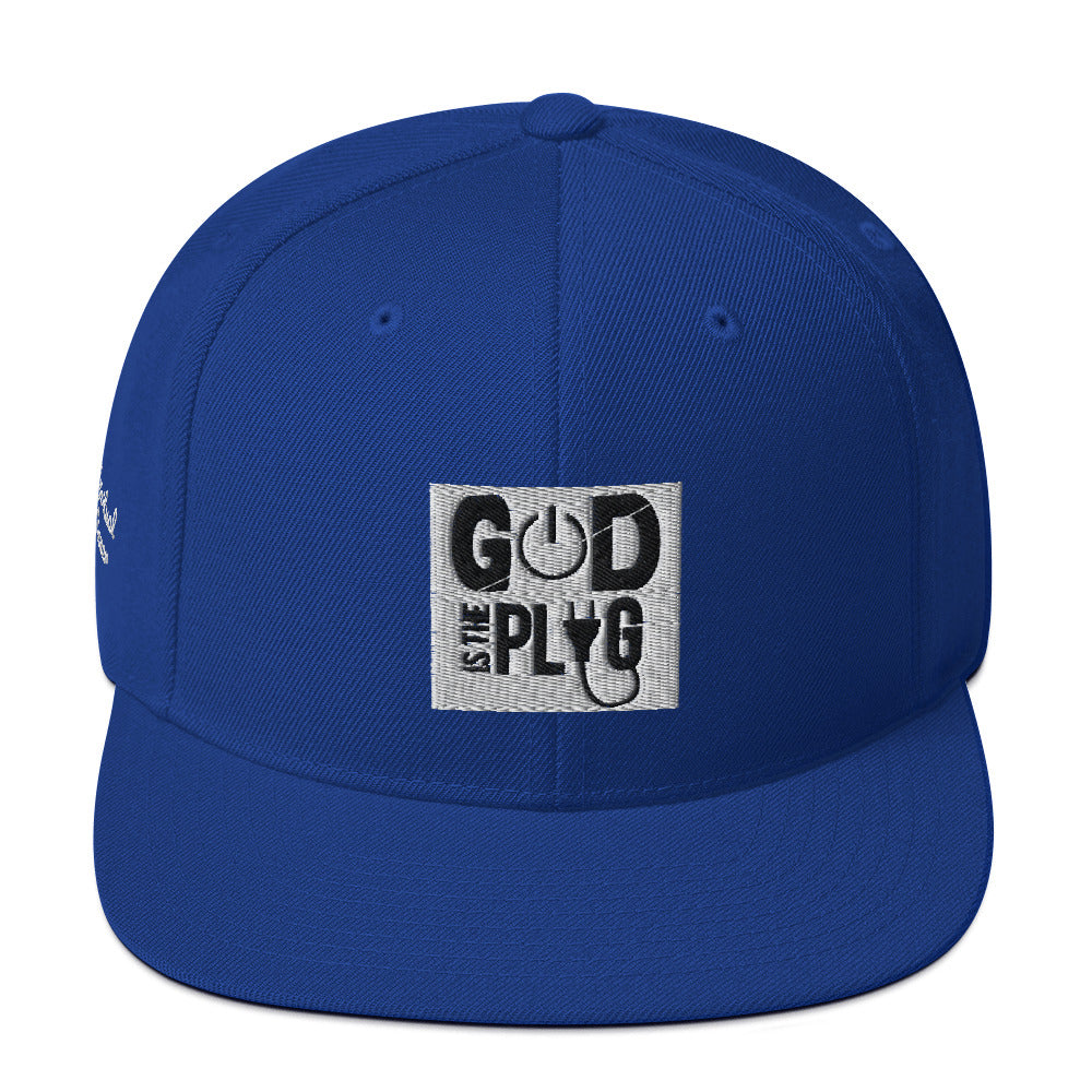 Snapback “God is the Plug” Hat