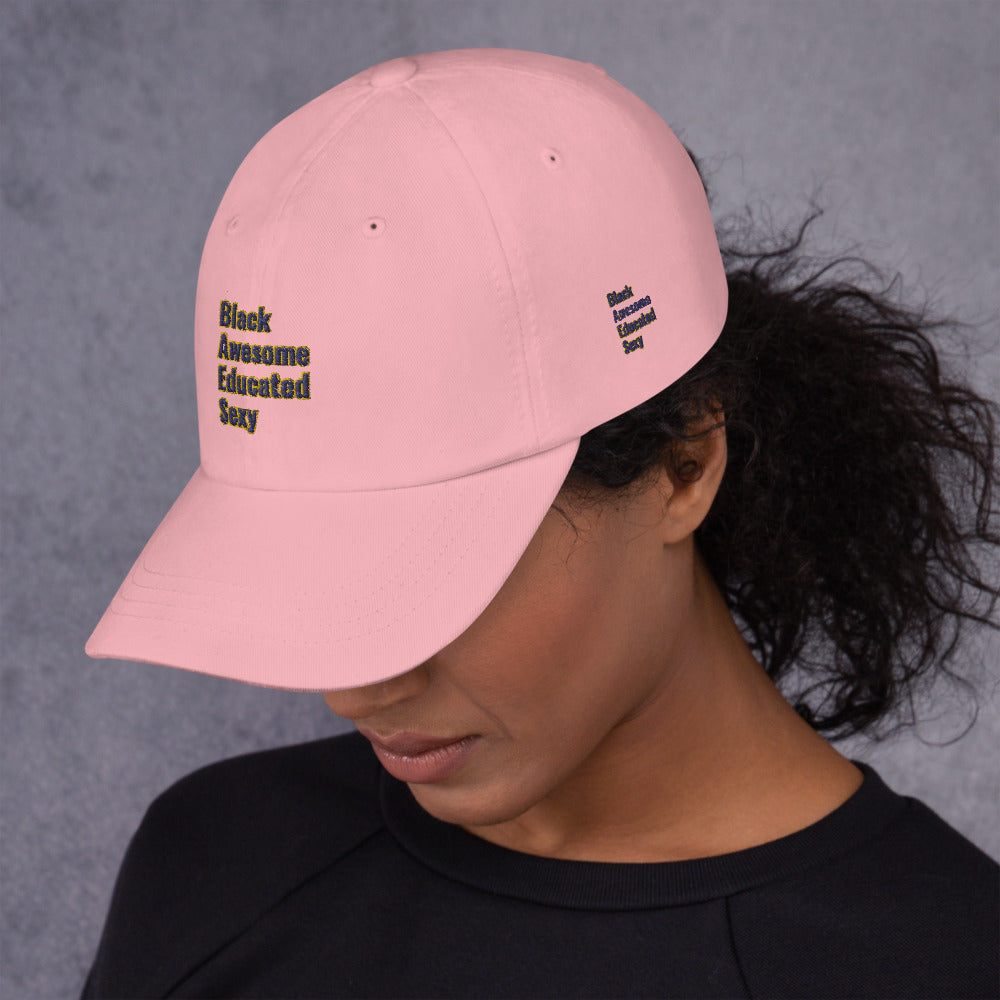 “Black,Awesome,Educated,Sexy” Dad /Mom hat