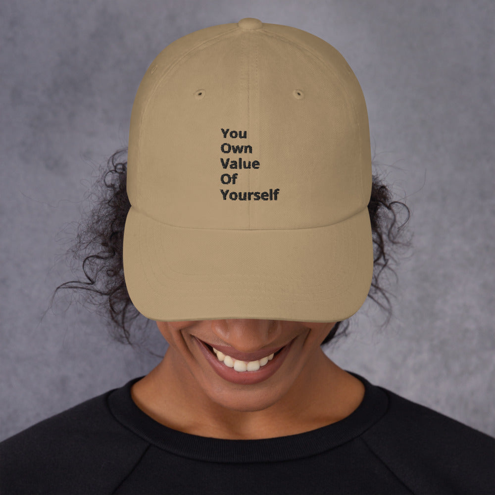 “YouOwnValueOfYourself” Mom/Dad hat