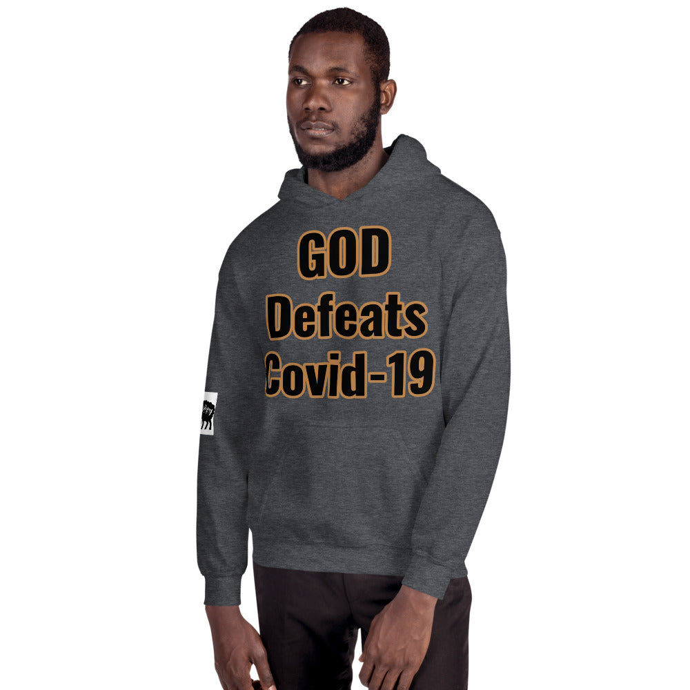 Unisex “GOD Defeats Covid-19”Hoodie