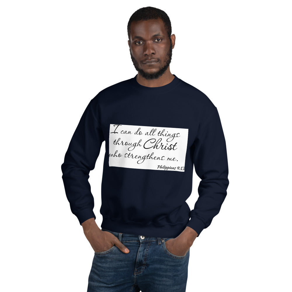 Unisex Prayed UP "All Things"  Sweatshirt