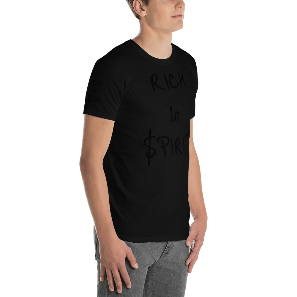Short-Sleeve Unisex “Rich in spirit” T-Shirt