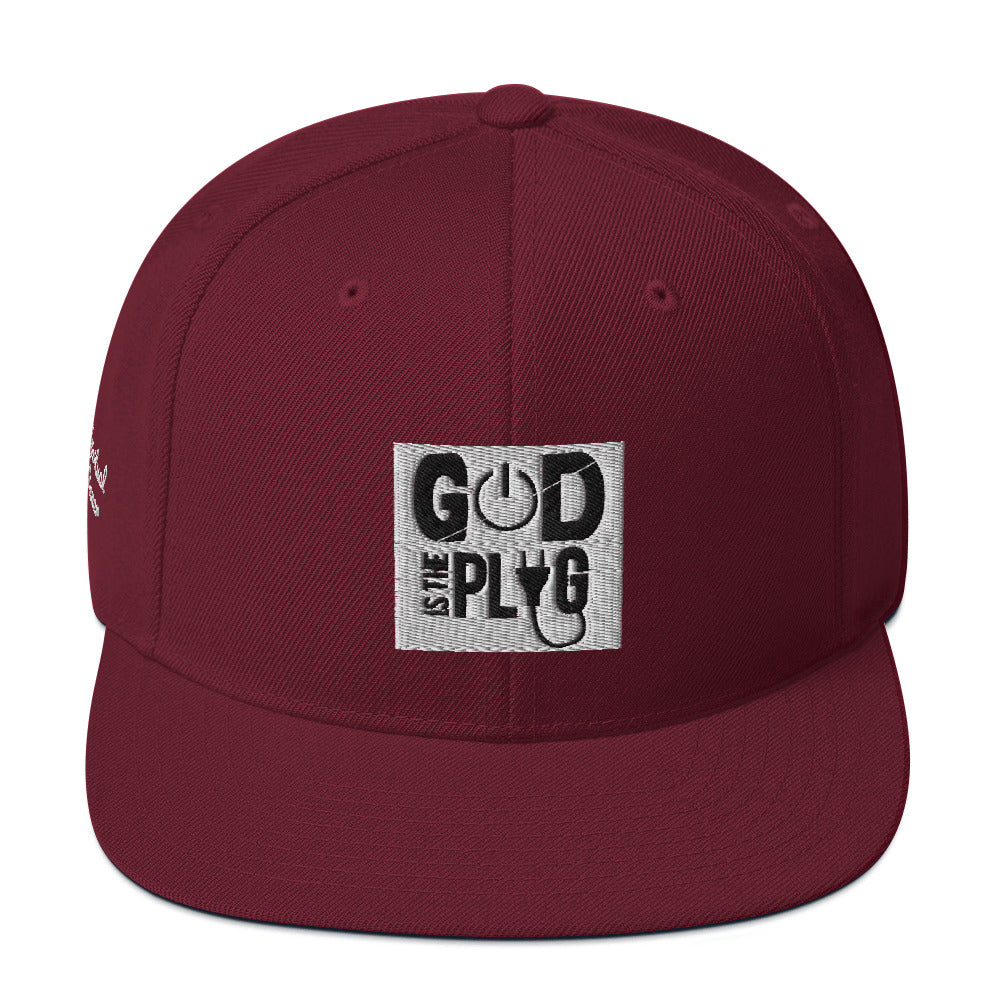 Snapback “God is the Plug” Hat