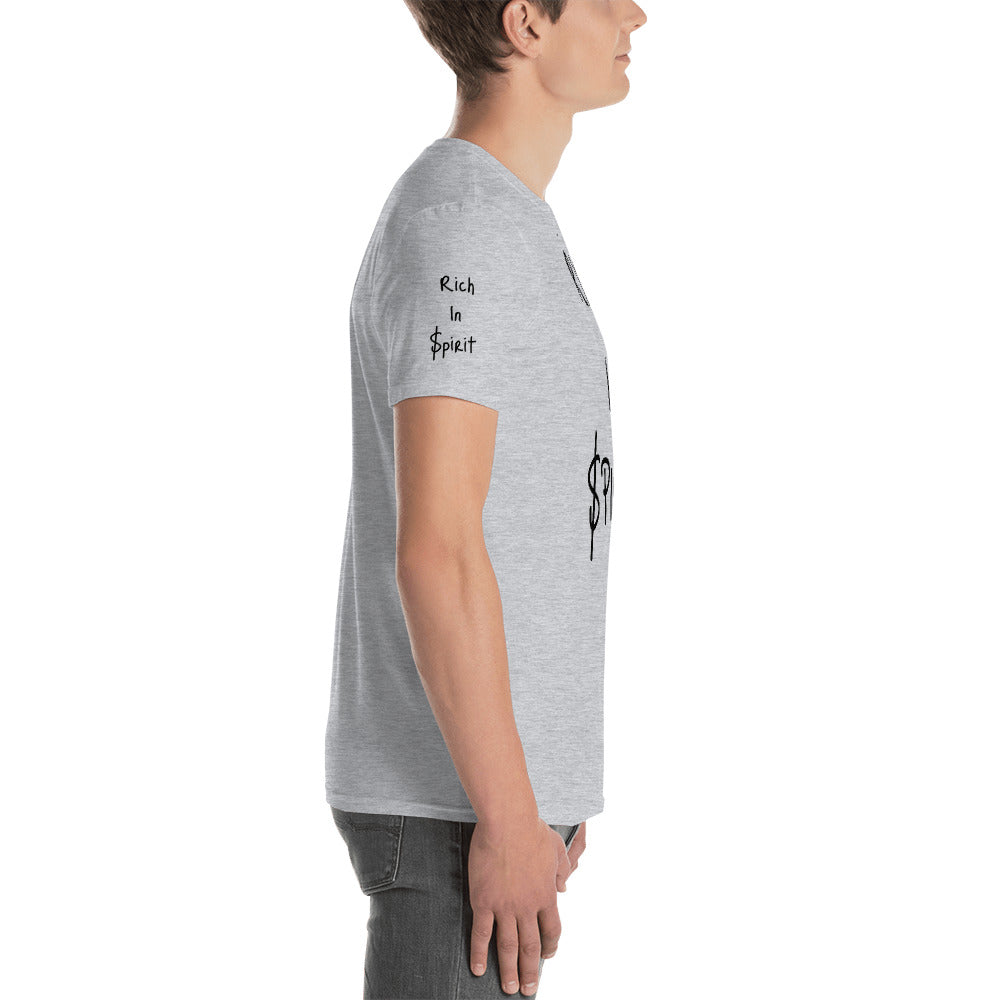 Short-Sleeve Unisex “Rich in spirit” T-Shirt