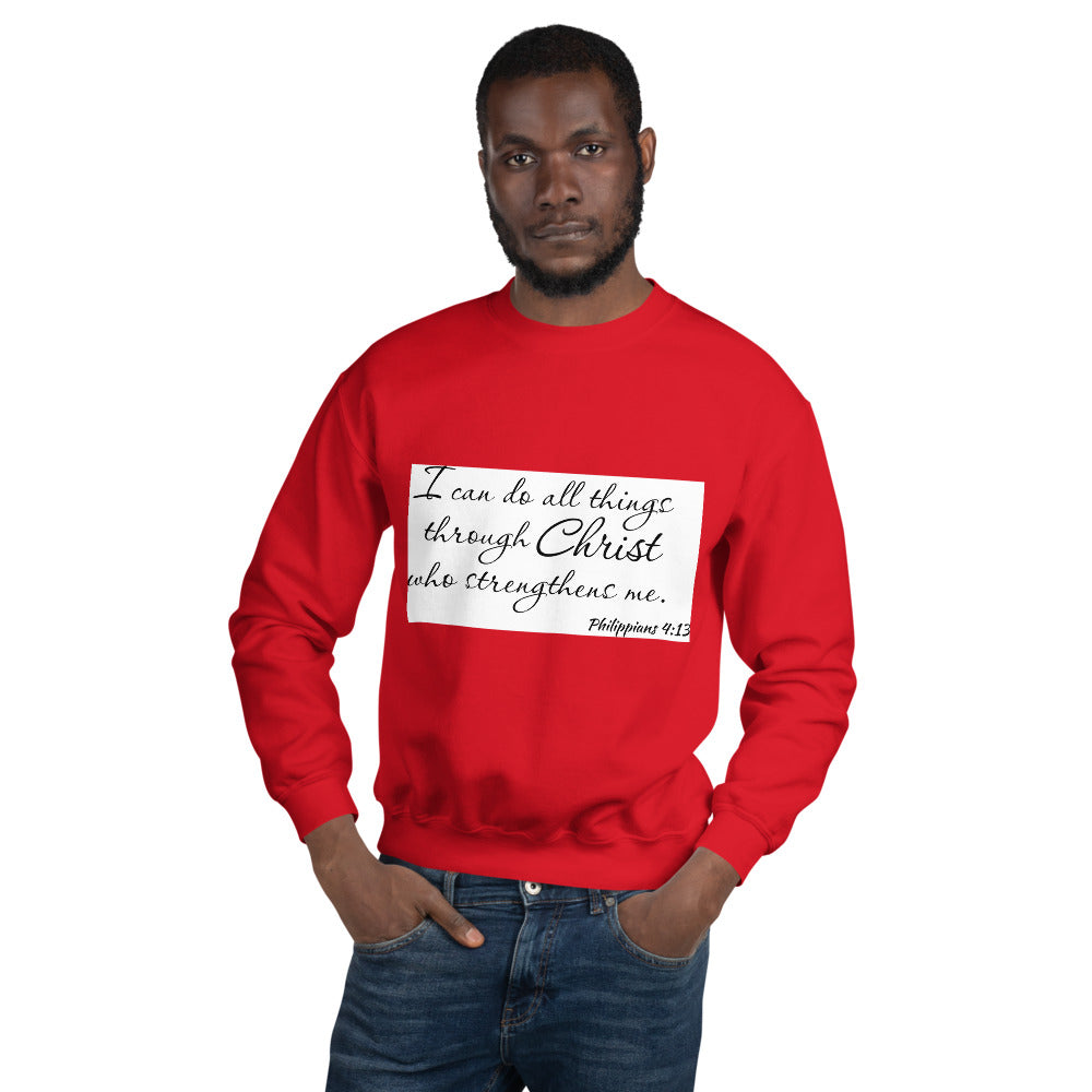 Unisex Prayed UP "All Things"  Sweatshirt