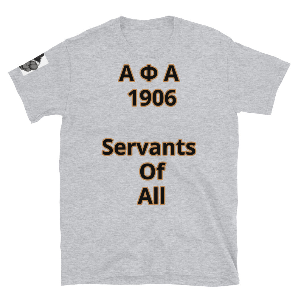 Short-Sleeve Unisex “AΦΑ Fraternity” T-Shirt