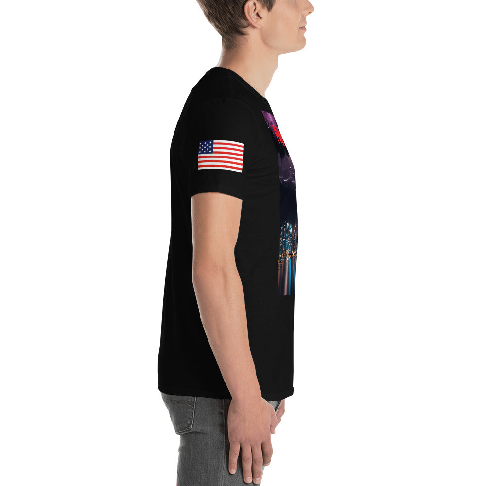 Short-Sleeve Unisex “PoWered ON” T-Shirt