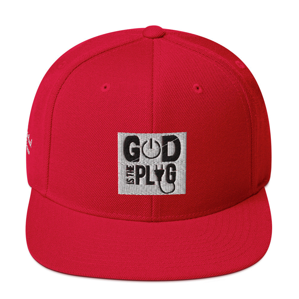 Snapback “God is the Plug” Hat