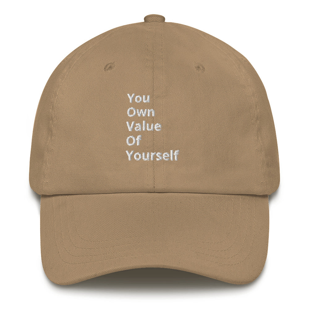“YouOwnValueOfYourself” Mom/Dad hat