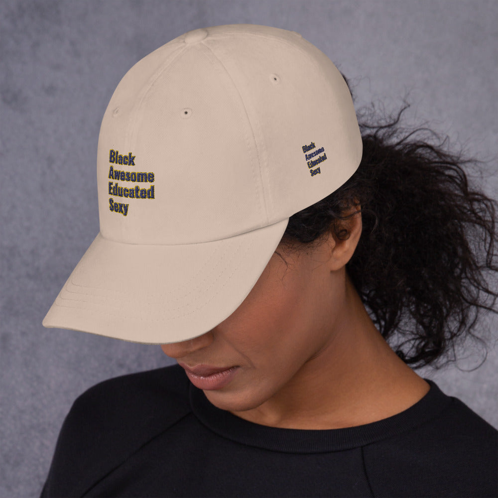 “Black,Awesome,Educated,Sexy” Dad /Mom hat