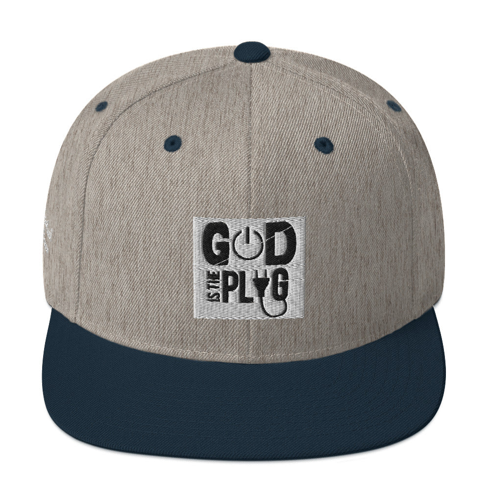 Snapback “God is the Plug” Hat
