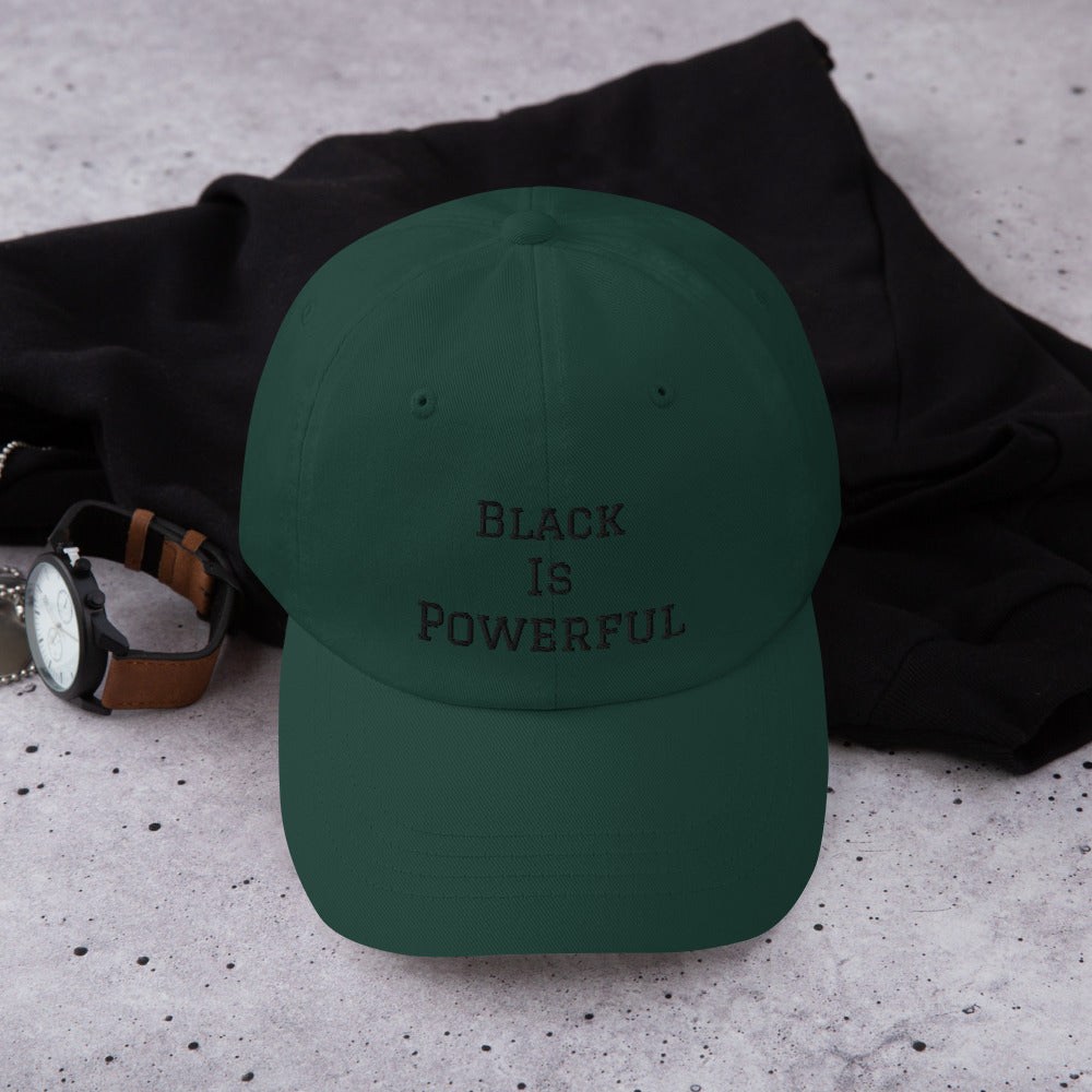 “Black is powerful” Dad hat