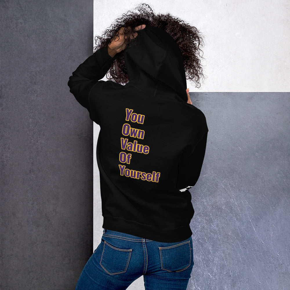 Unisex “Black, Awesome, Educated, Sexy”Hoodie