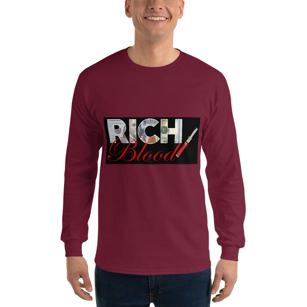 Men’s Long Sleeve "RICH Blood"Shirt