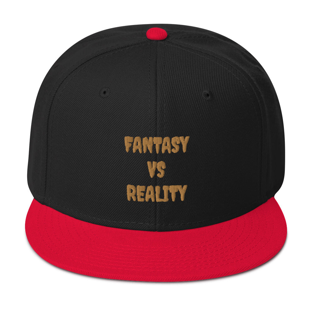 Snapback “FANTASY VS REALITY”Hat