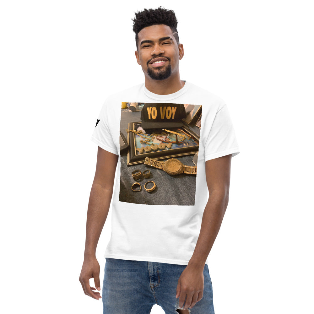 Men's heavyweight “YOVOY” Gold tee