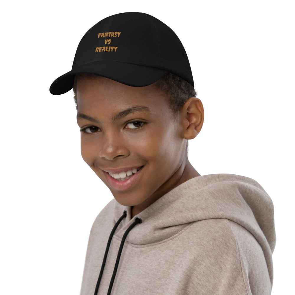 Youth “FANTASY VS REALITY” baseball cap