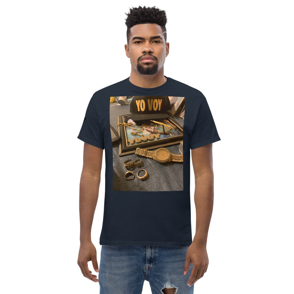 Men's heavyweight “YOVOY” Gold tee