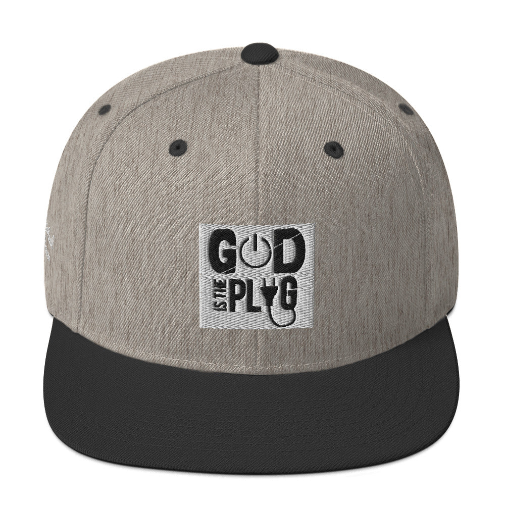Snapback “God is the Plug” Hat