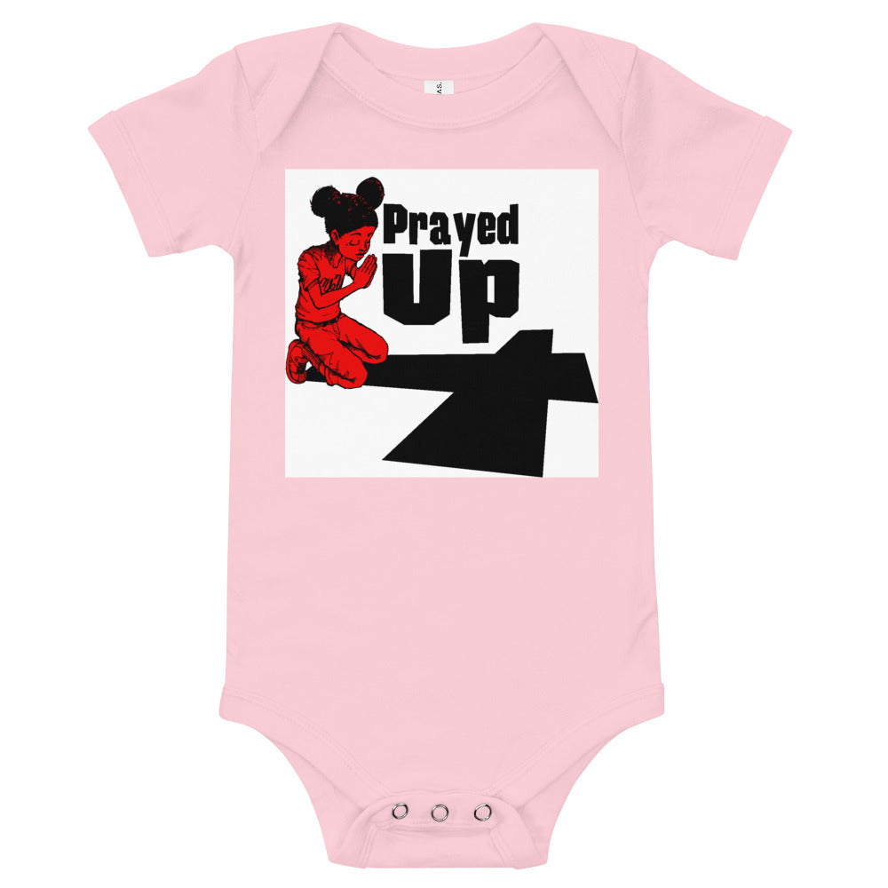 YOVOY“PrayedUp” girl onesie