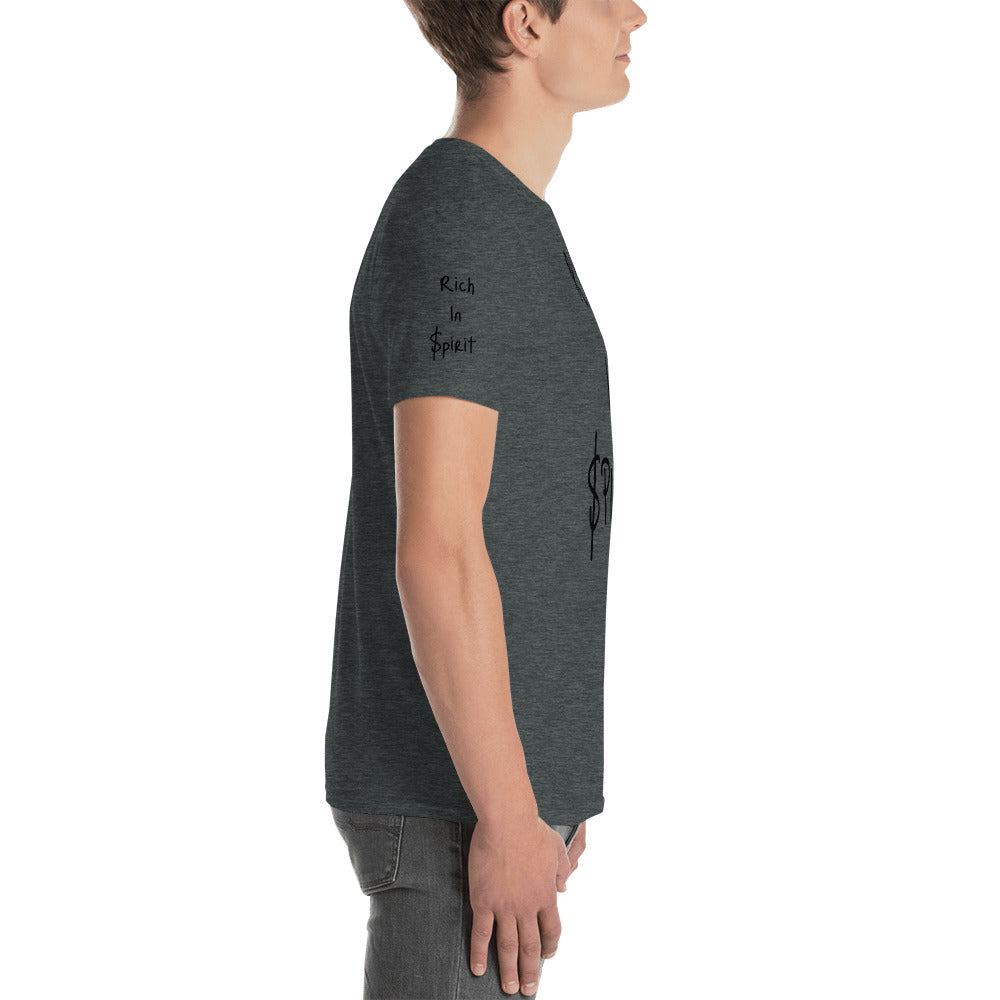 Short-Sleeve Unisex “Rich in spirit” T-Shirt