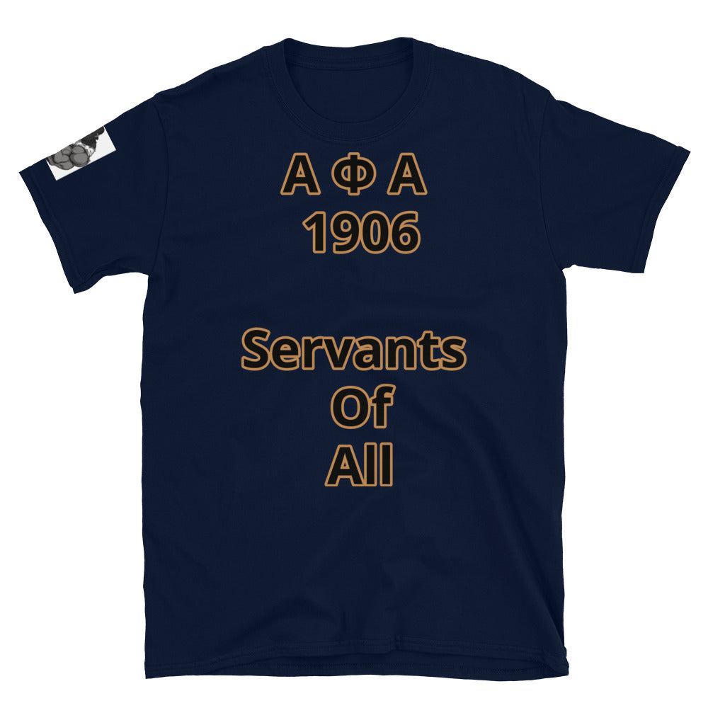 Short-Sleeve Unisex “AΦΑ Fraternity” T-Shirt
