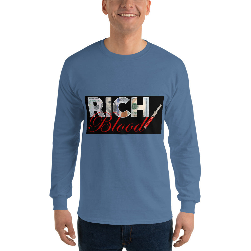 Men’s Long Sleeve "RICH Blood"Shirt