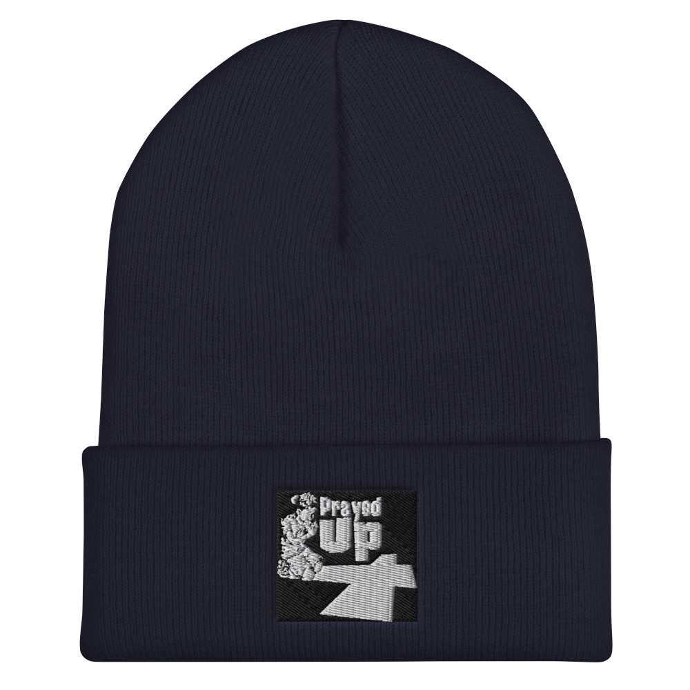 Cuffed “Prayed Up” Boy Beanie