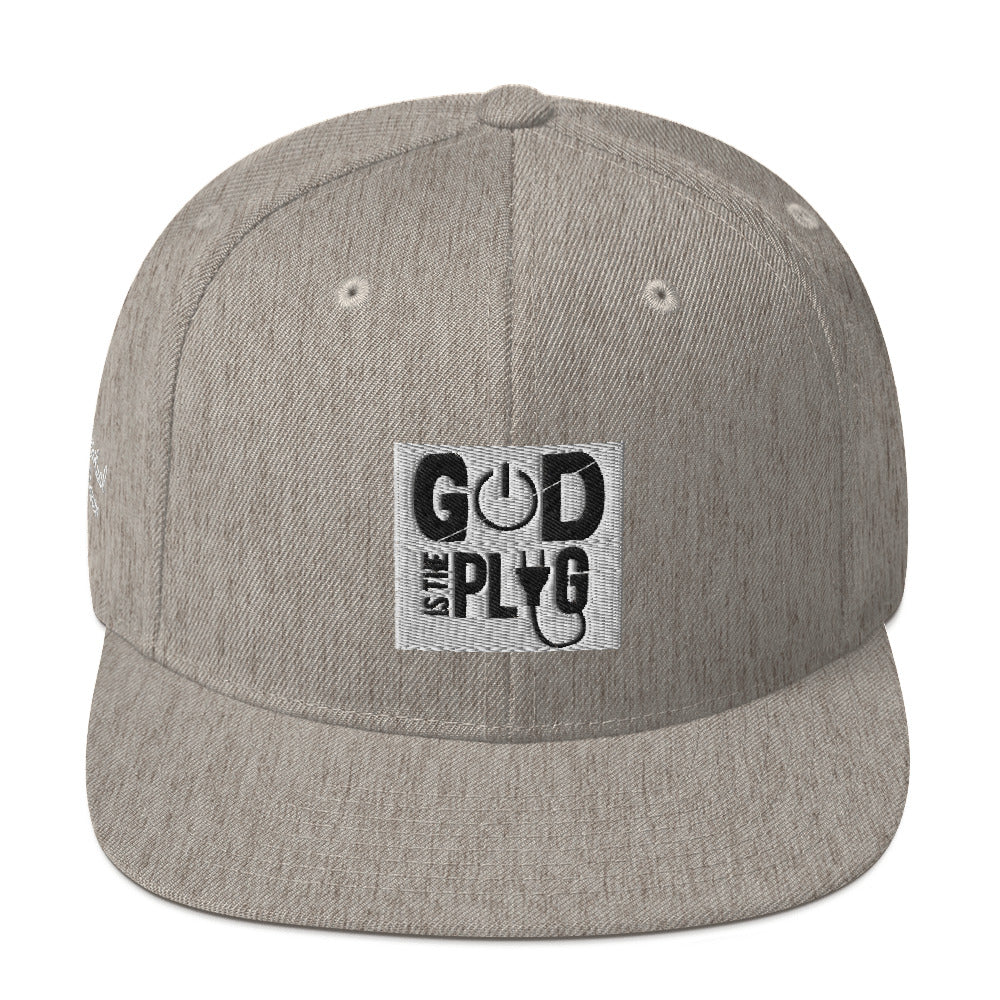 Snapback “God is the Plug” Hat
