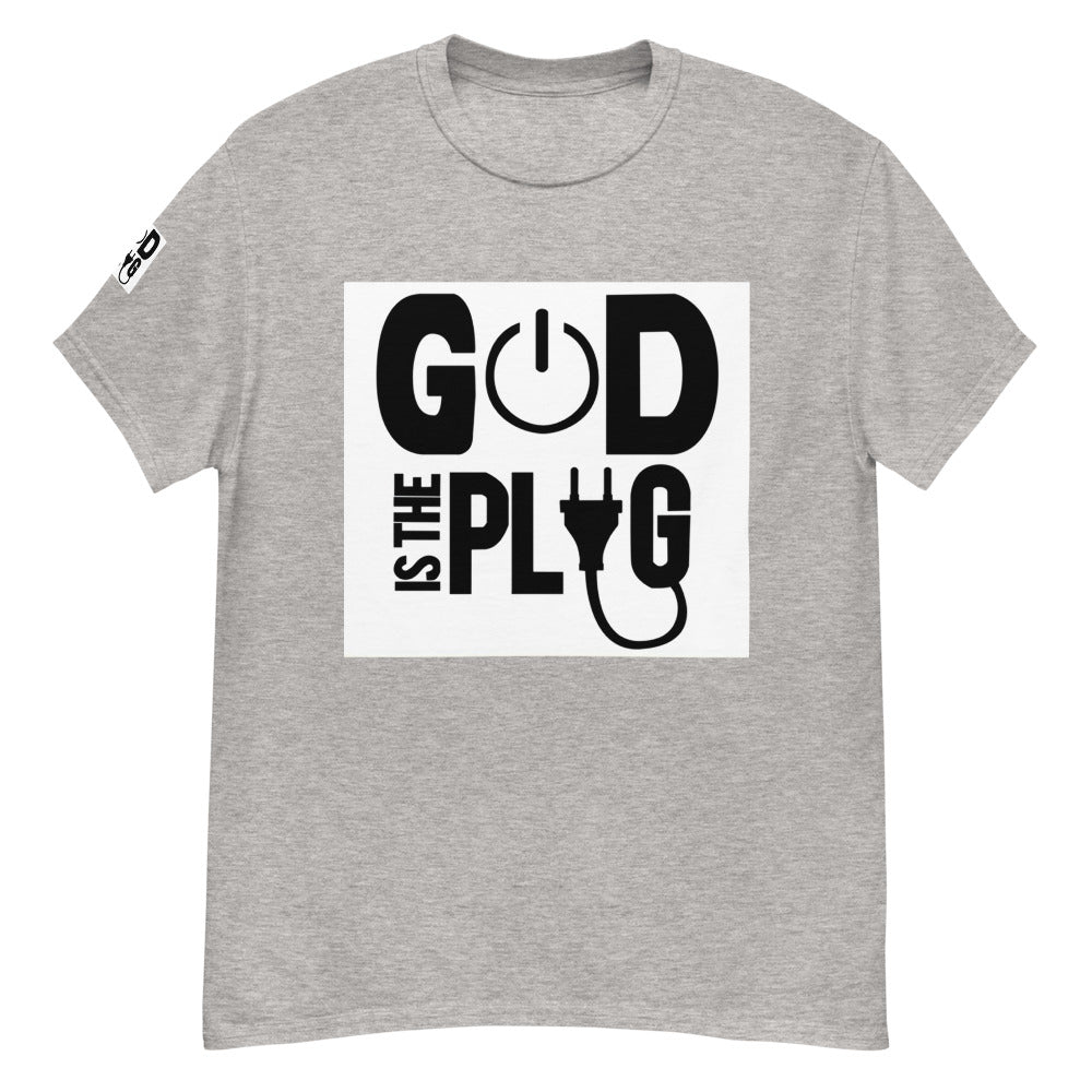 Men's/ Women’s “God is the Plug” Prayed Up  heavyweight tee