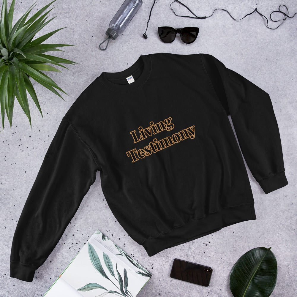 Unisex “Living Testimony” Sweatshirt