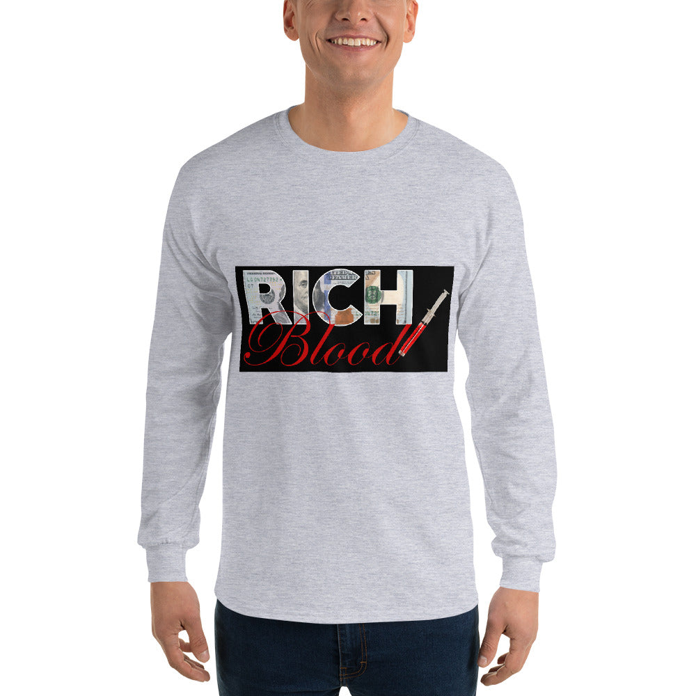 Men’s Long Sleeve "RICH Blood"Shirt