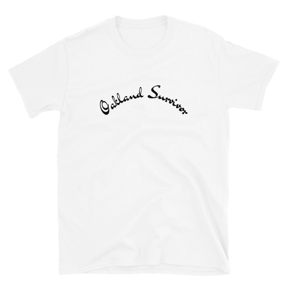 Short-Sleeve Unisex “Oakland Survivor” T-Shirt